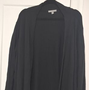 Jessica London Black Knit Long Length Cardigan